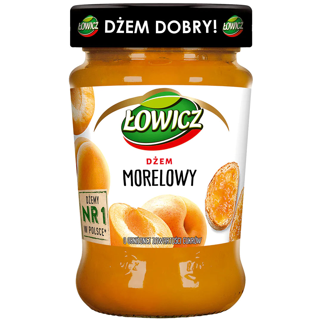 ŁOWICZ DŻEM MORELOWY 280g