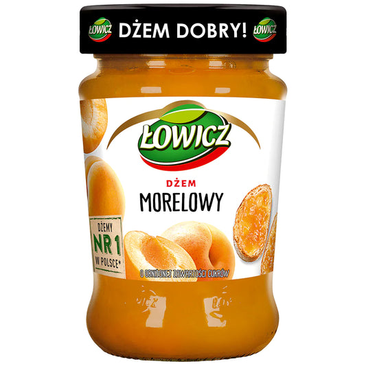 ŁOWICZ DŻEM MORELOWY 280g