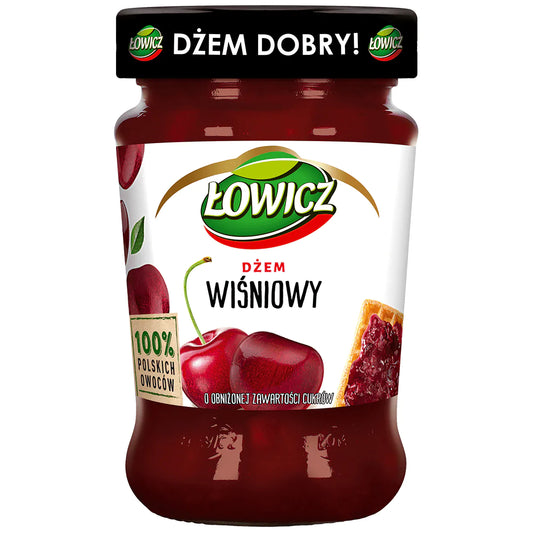 ŁOWICZ DŻEM WIŚNIOWY 280g