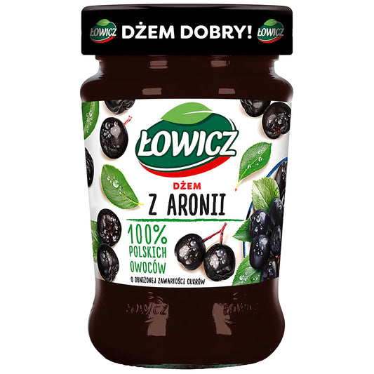 ŁOWICZ DŻEM Z ARONII 280g