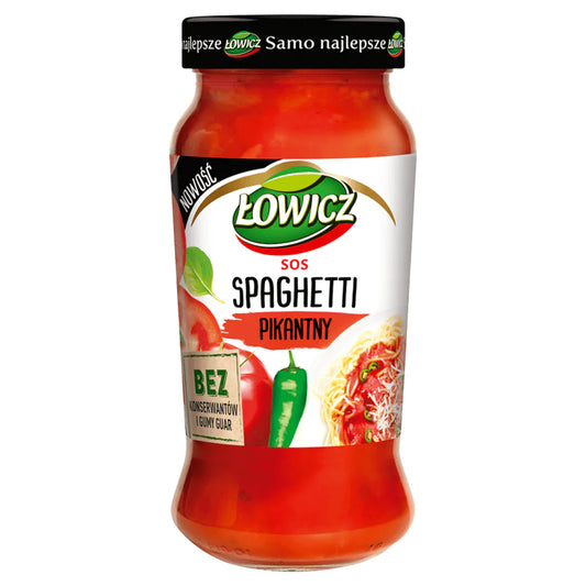 ŁOWICZ Sos Spaghetti Pikantny 500g