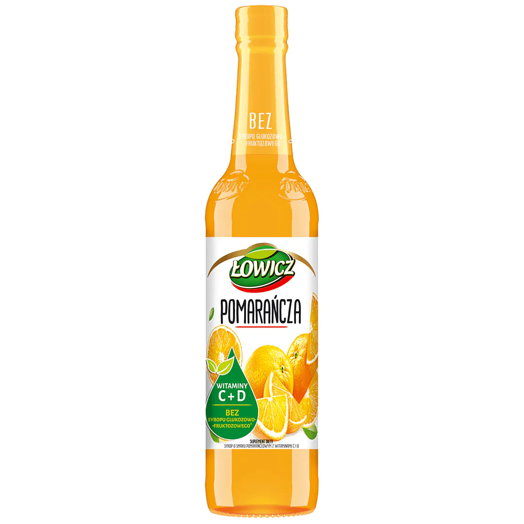 ŁOWICZ syrop POMARAŃCZA 400ml