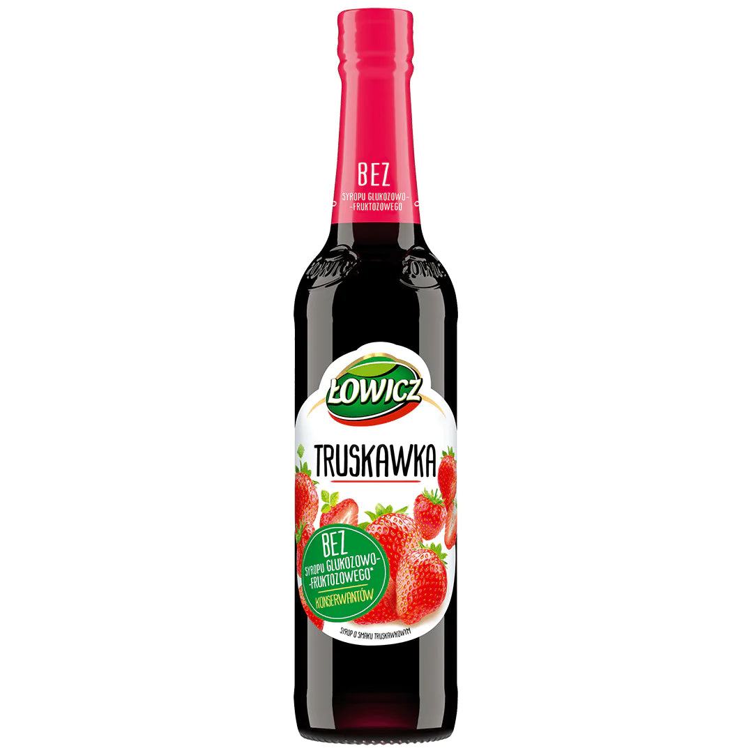 ŁOWICZ syrop truskawka 400ml