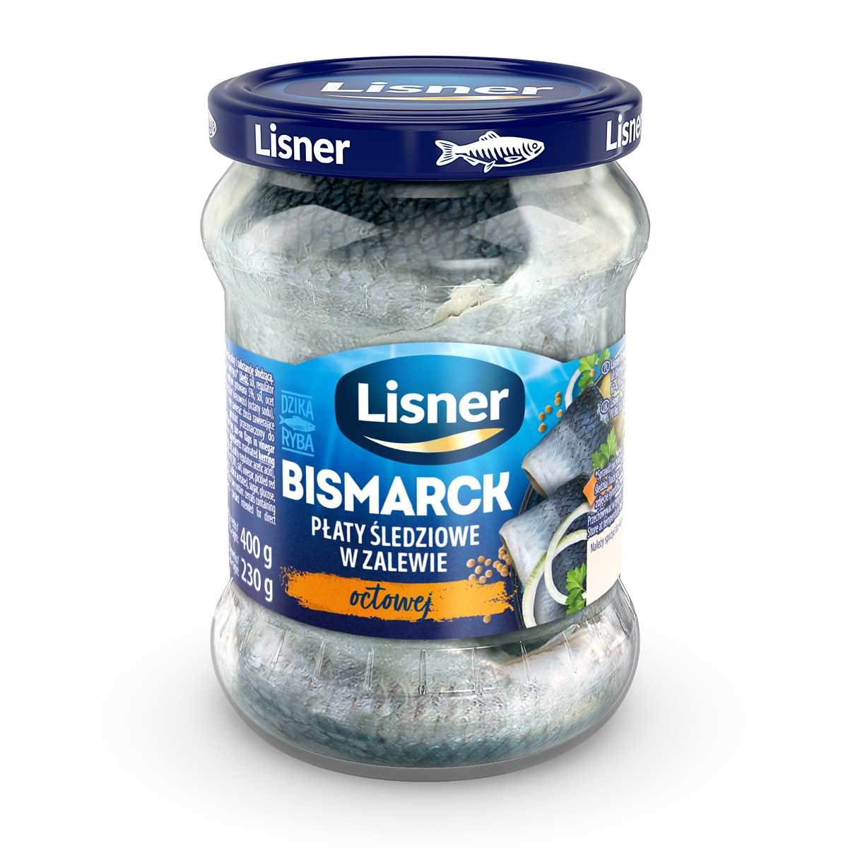 LISNER PLATY SLEDZ 400G BISMARCK
