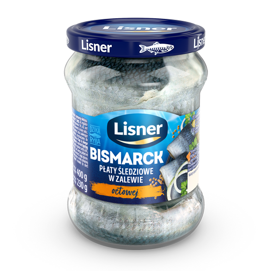 LISNER PLATY SLEDZ 400G BISMARCK