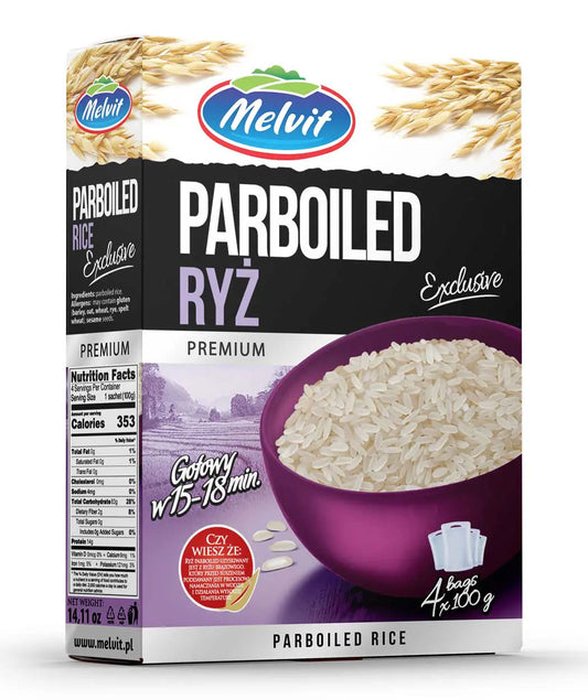 MELVIT RYŻ PARABOILED 4x100G