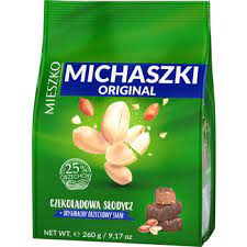 MIESZKO CUK.MICHASZKI ORZECHOWE TOREBKA 260G