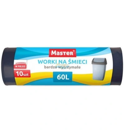 WORKI NA ŚMIECI 60L MASTER 10 szt