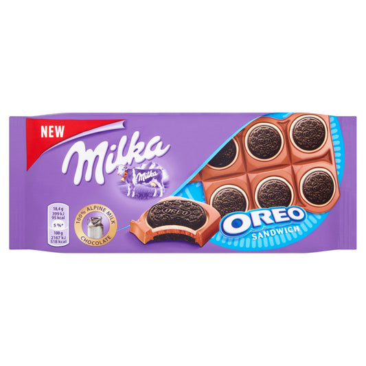 Czekolada Milka Oreo Sandwich 192g