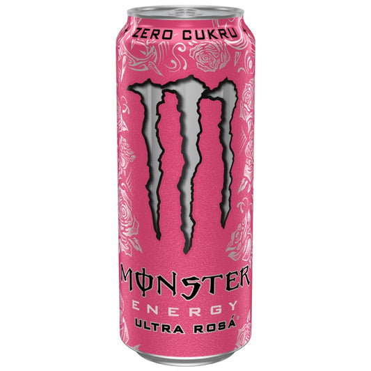 COCA-COLA MONSTER ENERGY ULTRA ROSA GAZOWANY NAPOJ ENERGETYCZNY 500 ML PUSZKA