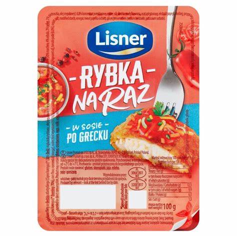 LISNER RYBKA NA RAZ PO GRECKU 100G