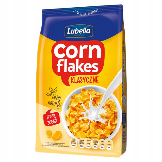 LUBELLA PŁATKI ŚNIADANIOWE CORN FLAKES 500g