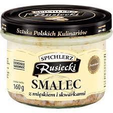 RUSIECKI SMALEC Z MIĘSKIEM/SKWARKAMI 160G