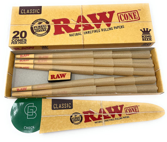 Raw Classic King Size Cones