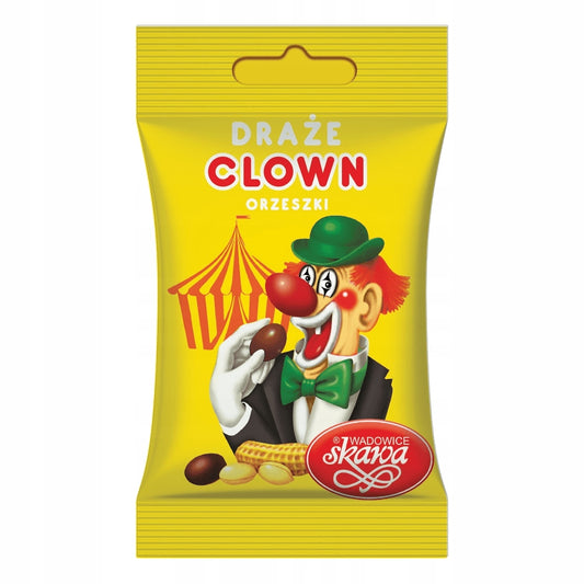 SKAWA DRAZE ORZESZKI W CUKRZE CLOWN 70G