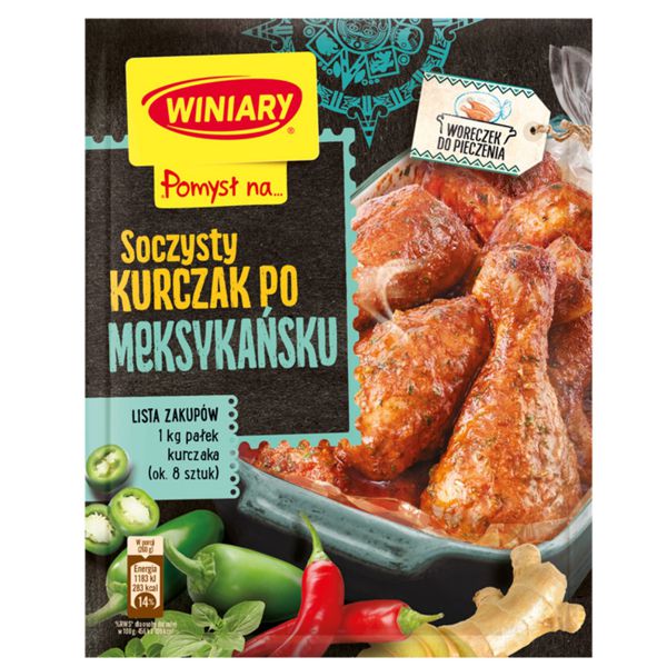 WINIARY POMYSŁ NA SOCZYSTY KURCZAK PO MEKSYKAŃSKU 38G