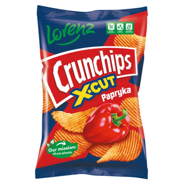 LORENZ CRUNCHIPS CHIPSY 130G X-CUT PAPRYKA