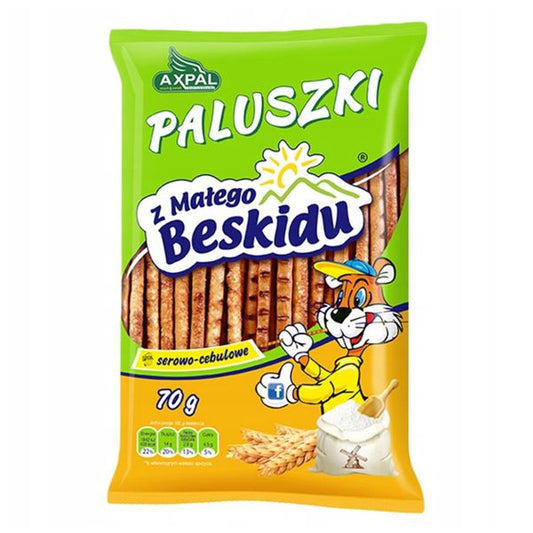 AXPAL PALUSZKI SEROWO-CEBULOWE 60G