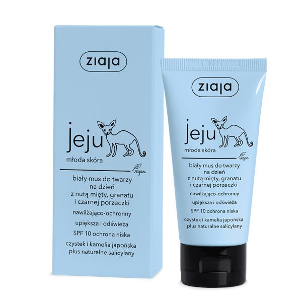 ZIAJA BIAŁY MUS DO TWARZY JEJU 50ML