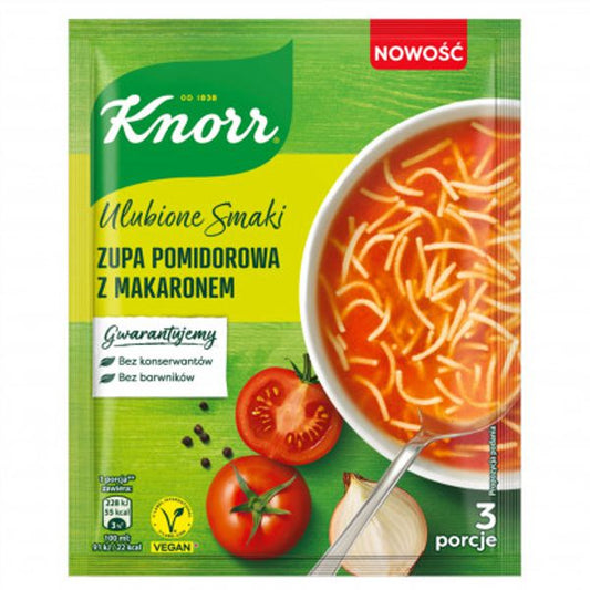 KNORR ZUPA POMIDOROWA Z MAKARONEM 50G