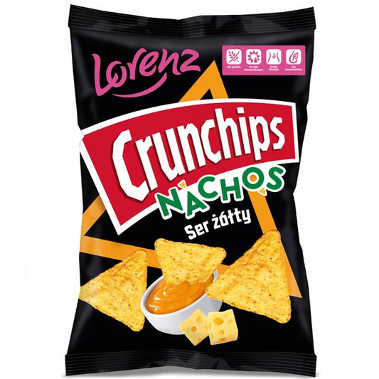 LORENZ CHRUPKI CRUNCHIPS NACHOS SER ŻÓŁTY 100G