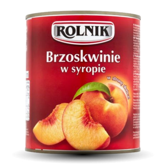 ROLNIK BRZOSKWINIE KONSERWOWE 850ML