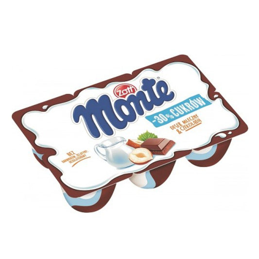 ZOTT DESER MONTE 30% MNIEJ CUKRÓW 55G*4SZT