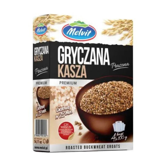 MELVIT KASZA GRYCZANA PRAZONA 4*100G
