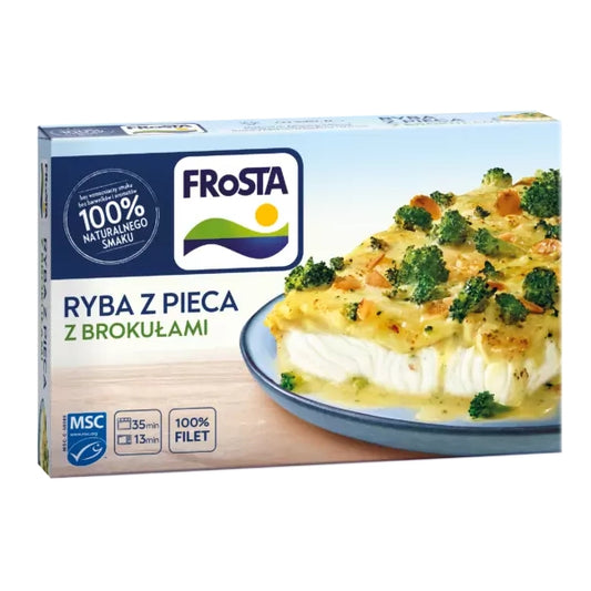 FROSTA RYBA Z PIECA Z BROKUŁAMI 330G