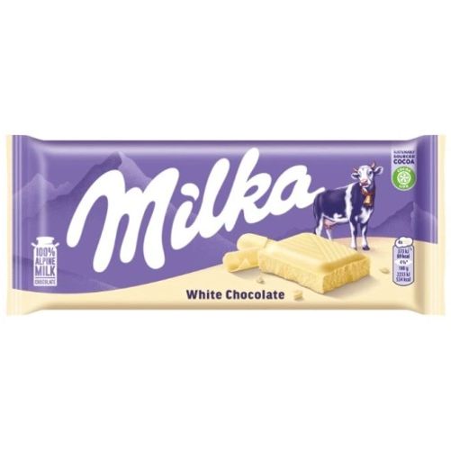 JACOBS CZEK. MILKA WHITE FOLIA 100G