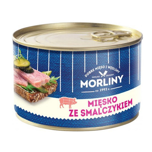 ANIMEX MORLINY KONSERWA MIĘSKO ZE SMALCZYKIEM 400G