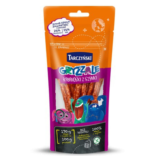 TARCZYŃSKI KABANOS Z SZYNKI GRYZZALE 90G