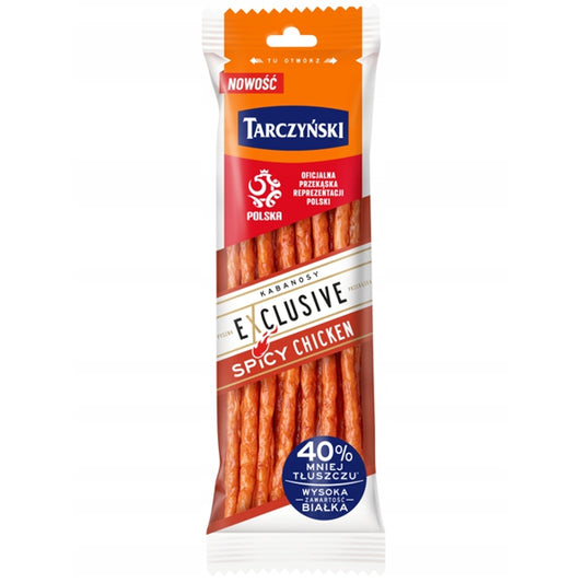 TARCZYŃSKI KABANOSY EXCLUSIVE SPICY CHICKEN 90G