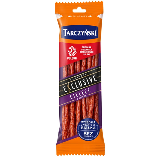 TARCZYŃSKI KABANOS CIELĘCY Z DOD. DROBIU EXCLUSIVE 90G