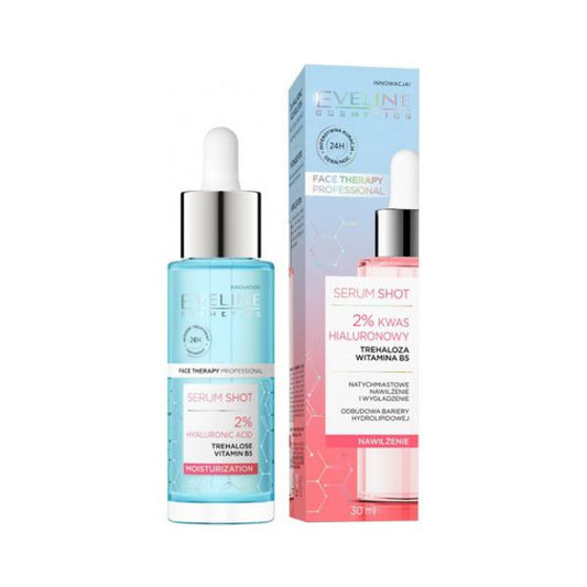 EVELINE SERUM SHOT 2% KWAS HIALURONOWY NAWILŻENIE 30ML