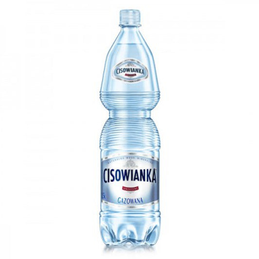 CISOWIANKA WODA 1,5L GAZ PET NALECZOW