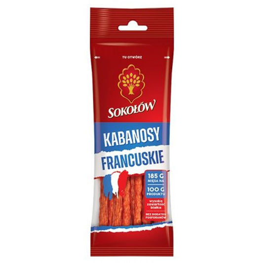 SOKOŁÓW KABANOSY FRANCUSKIE 100G