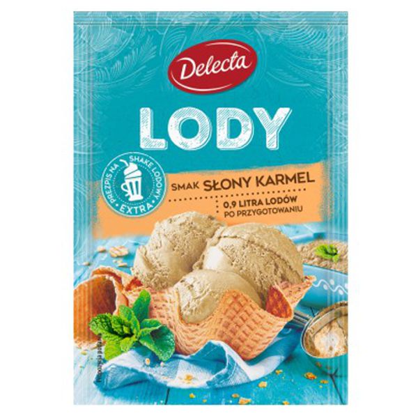 DELECTA LODY W PROSZKU O SMAKU SŁONEGO KARMELU 57G