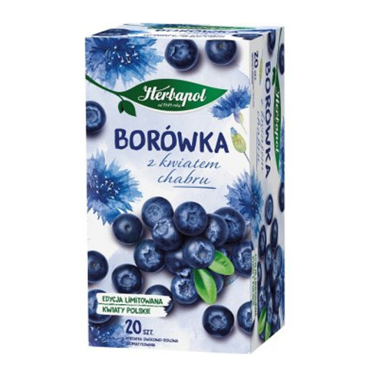 HERBAPOL HERBATA ZIOL-OWOC 20*2,3G KWIATY POLSKIE BOROWKA Z CHABREM