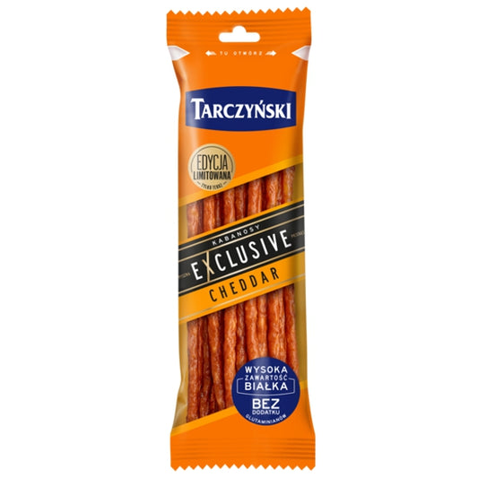 TARCZYNSKI KABANOS EXCLUSIVE O SMAKU CHEDDAR 90G