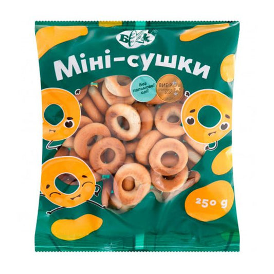 UA KBV CHRUPIĄCE KRĄŻKI CHLEBOWE MINI 250G