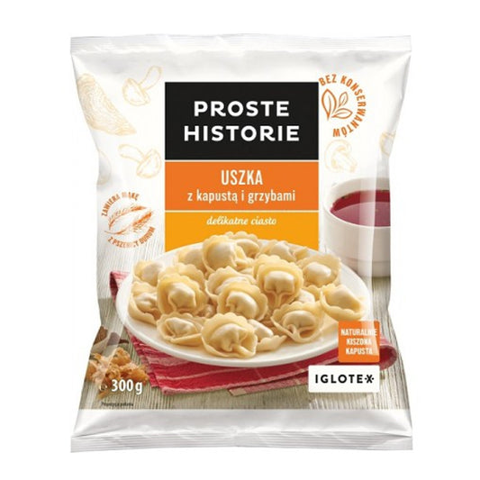 IGLOTEX USZKA Z KAPUSTĄ/GRZYBAMI 300G