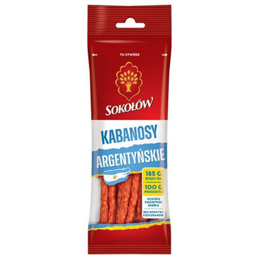 SOKOŁÓW KABANOSY ARGENTYŃSKIE 100G