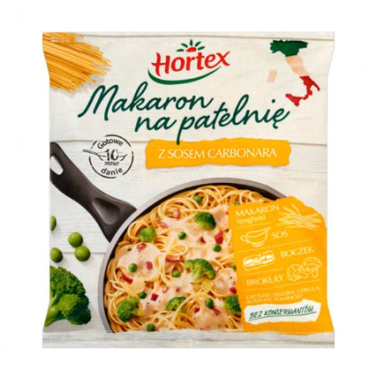 HORTEX MAKARON NA PATELNIĘ/SOS CARBONARA 450G