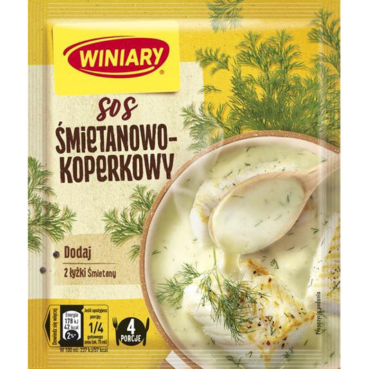WINIARY SOS KOPERKOWY ZE ŚMIETANKĄ 27G
