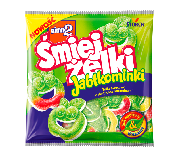 STORCK ZELKI SMIEJZELKI NIMM-2 JABLKOMINKI 90G