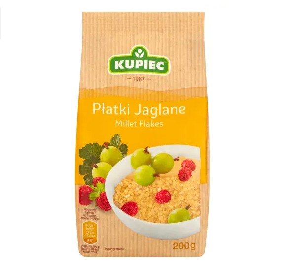 KUPIEC PLATKI JAGLANE 200G