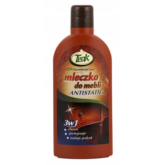 TEAK MLECZKO ANTYSTATYCZNE DO MEBLI 250ML