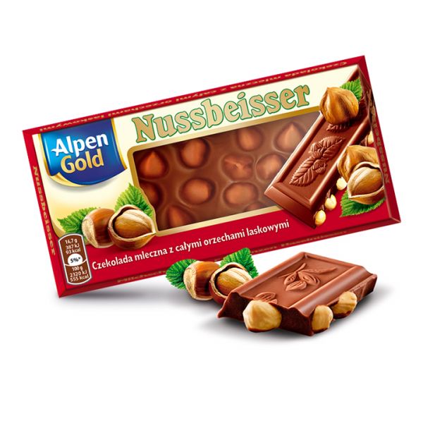 ALPEN GOLD NUSSBEISSER CZEKOLADA 100G