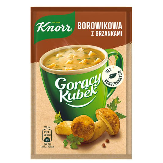 KNORR GORĄCY KUBEK KREM Z BOROWIKÓW 15G
